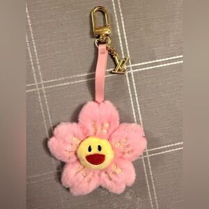 Louis Vuitton x Murakami Vibrant Pink Floral Charm